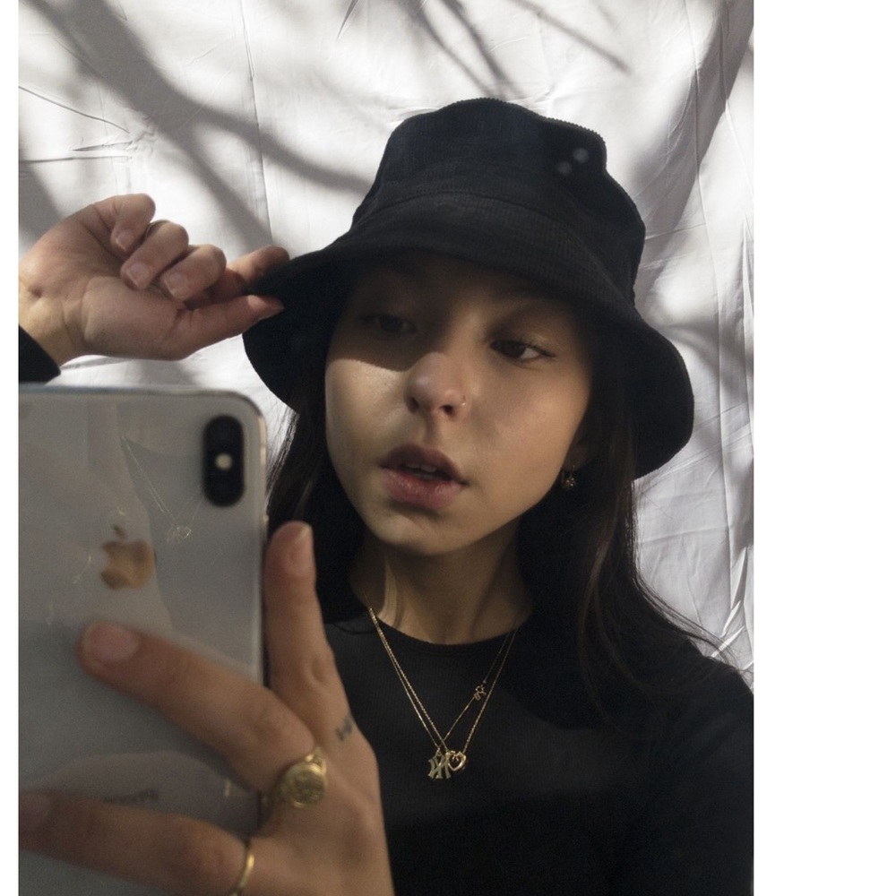 Urban Outfitters Black Bucket Hat